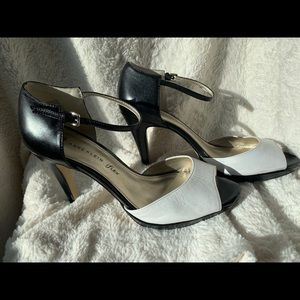 Ann Klein Black and White Heels